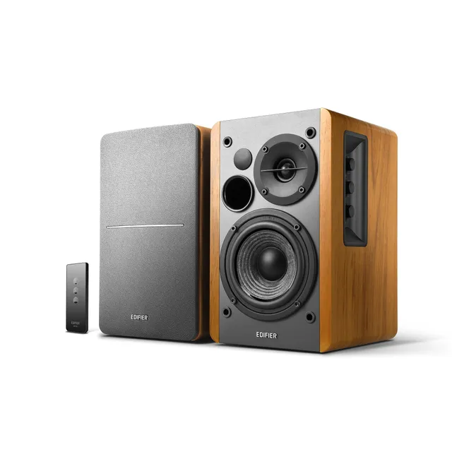 edifier-r1280t-powered-bookshelf-speakers-42w-rms-wooden-speakers-with-dual-rca- image 1