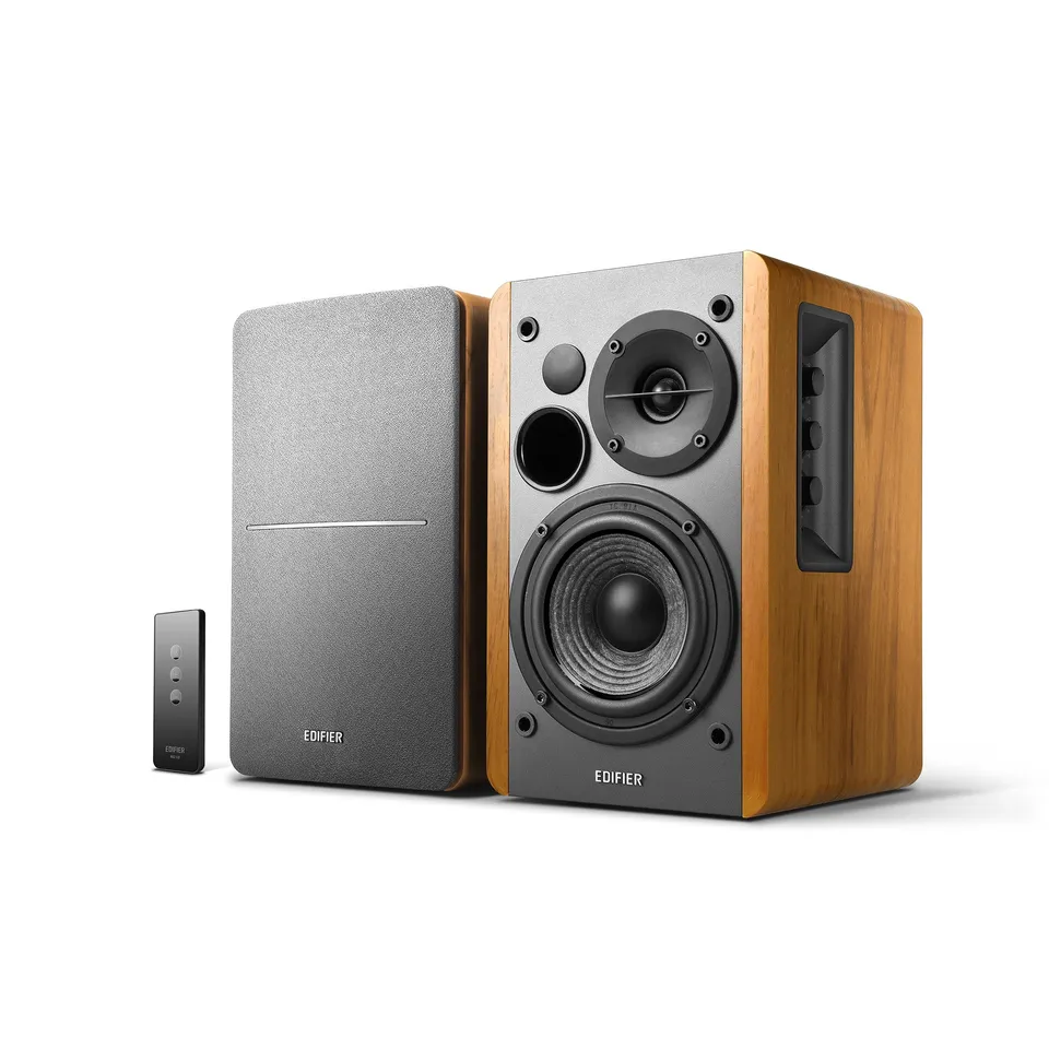 edifier-r1280t-powered-bookshelf-speakers-42w-rms-wooden-speakers-with-dual-rca- image 1