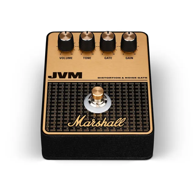 marshall-jvm-overdrive-distortion-pedal-black-and-gold-multi-channel-stadium-ton image 1