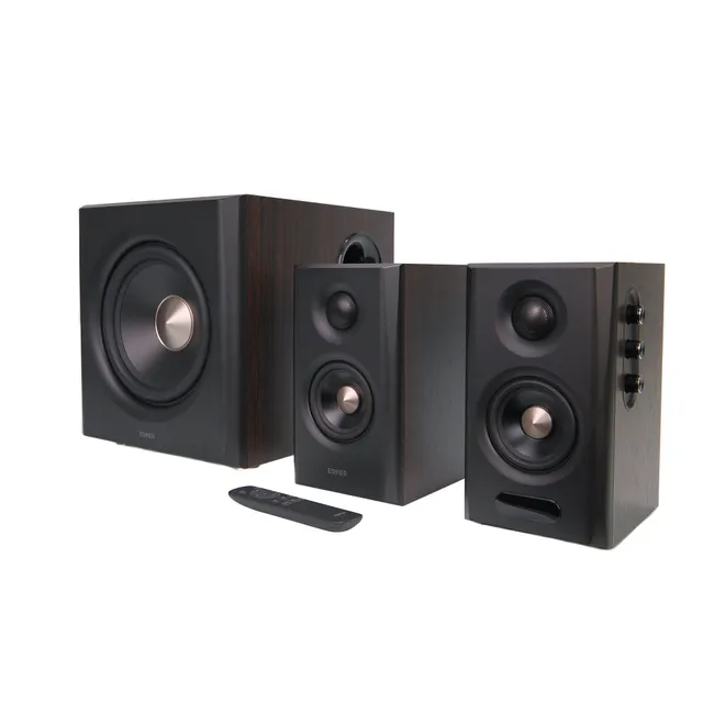 edifier-s355db-tri-amped-wireless-2-1-speaker-system-with-5-8ghz-wireless-subwoo image 1