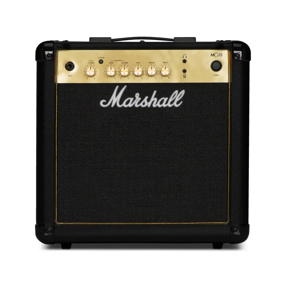 marshall-mg15g-15w-combo-guitar-amplifier-with-clean-gain-channels-3-band-eq-and image 1