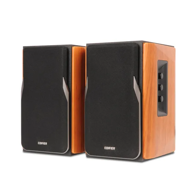 edifier-r1380t-active-bookshelf-speakers-with-42w-rms-4-mid-bass-drivers-and-sil image 1