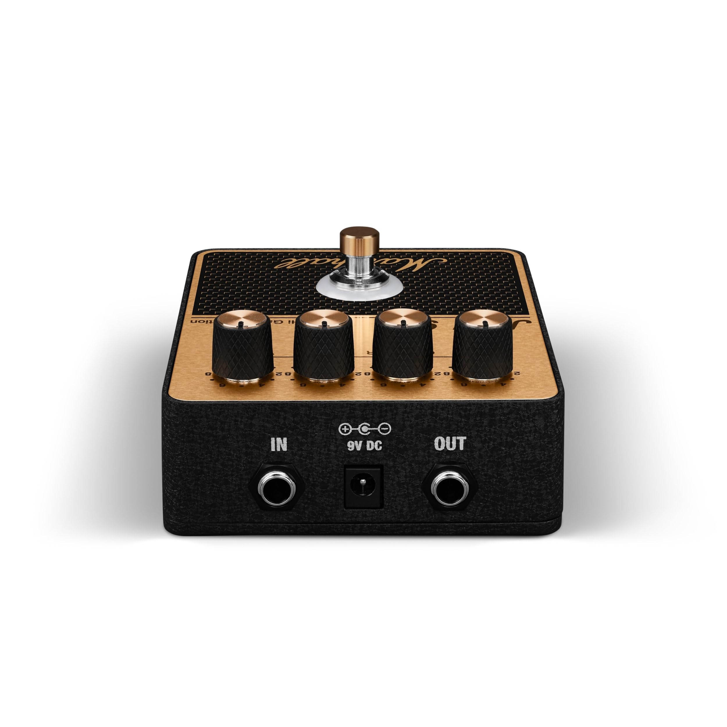 marshall-jcm900-overdrive-distortion-pedal-black-and-gold-high-gain-tone-with-ga image 2