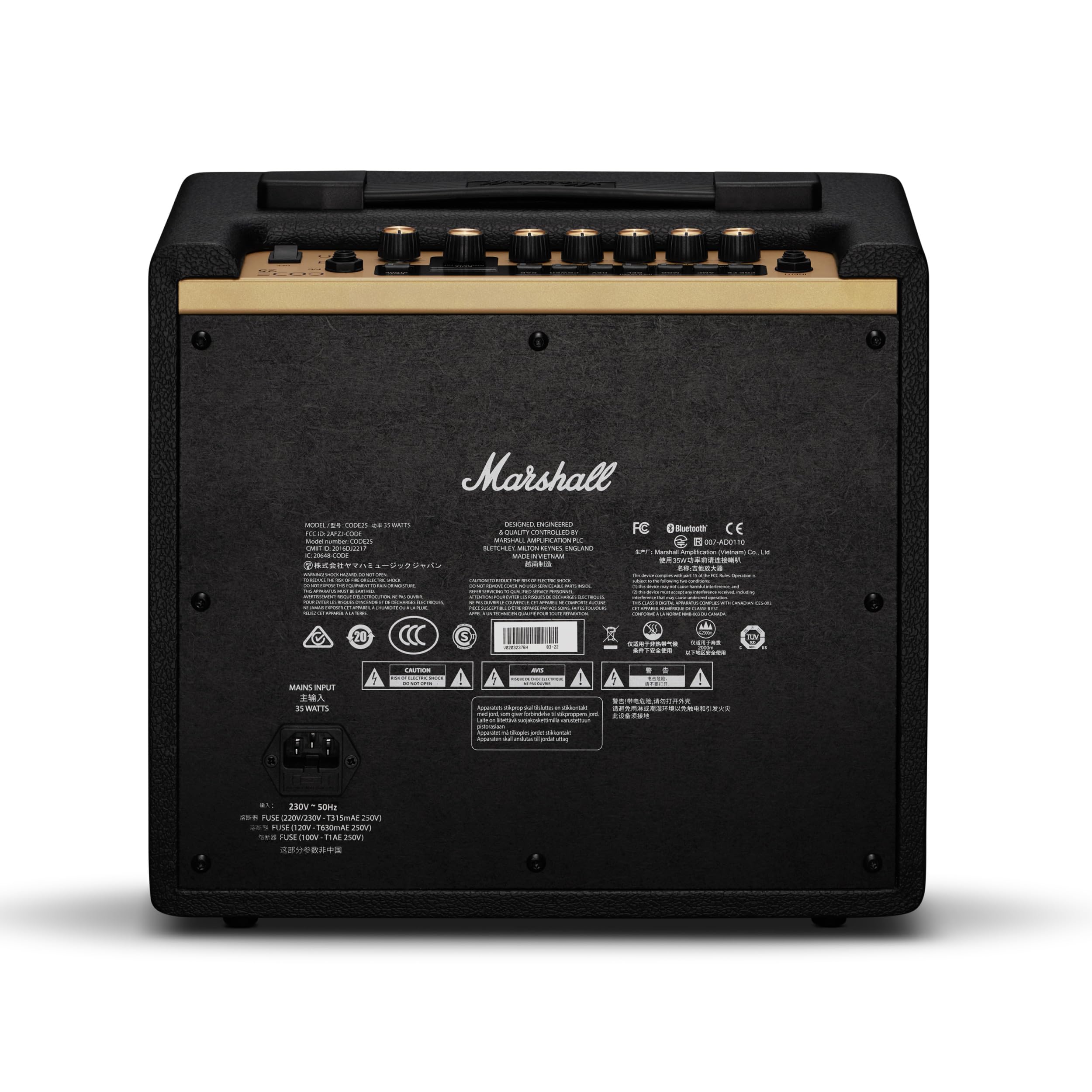 marshall-code-25-25w-digital-modelling-combo-guitar-amplifier-with-14-preamps-8- image 7
