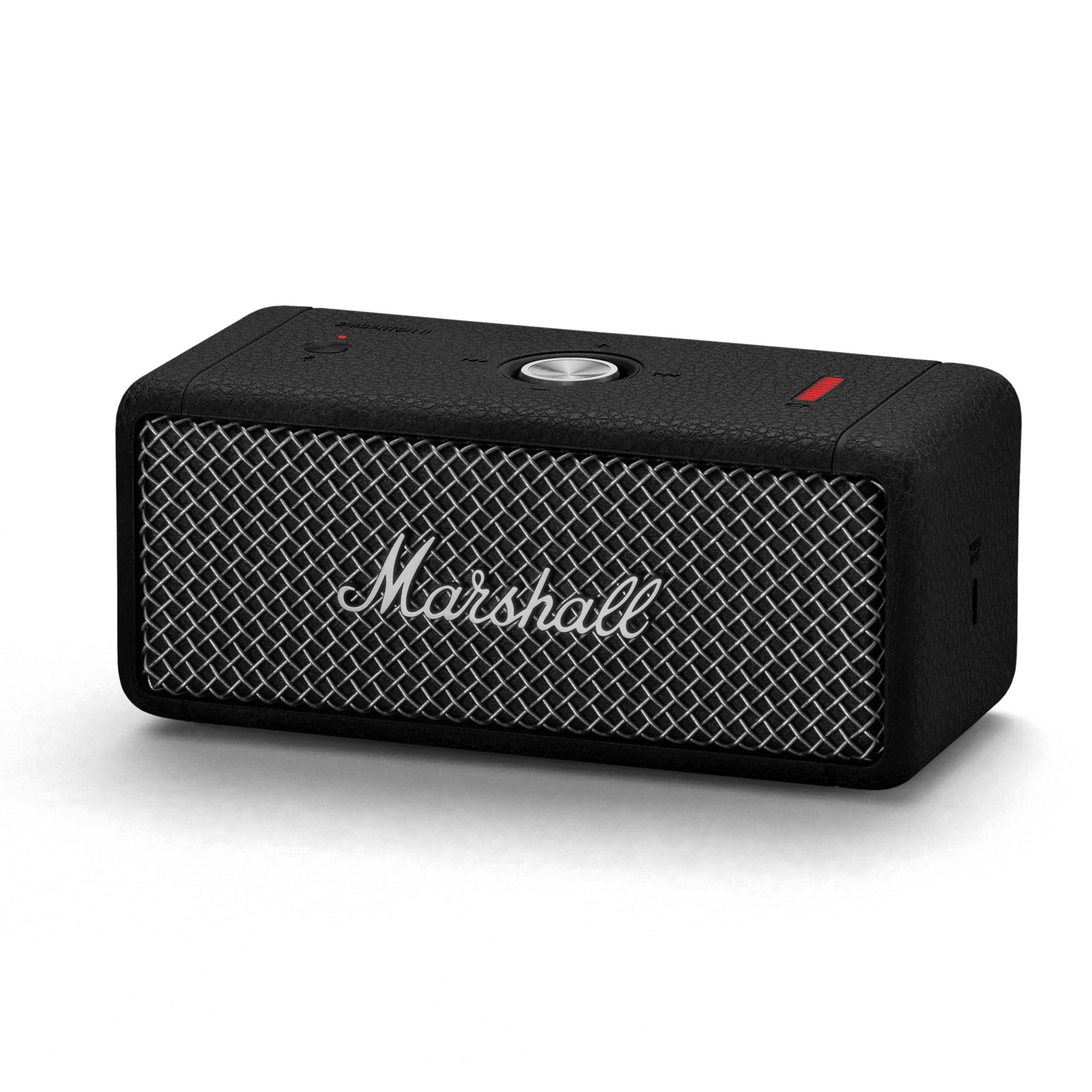 marshall-emberton-ii-portable-bluetooth-speaker-black-and-steel-ip67-waterproof- image 2