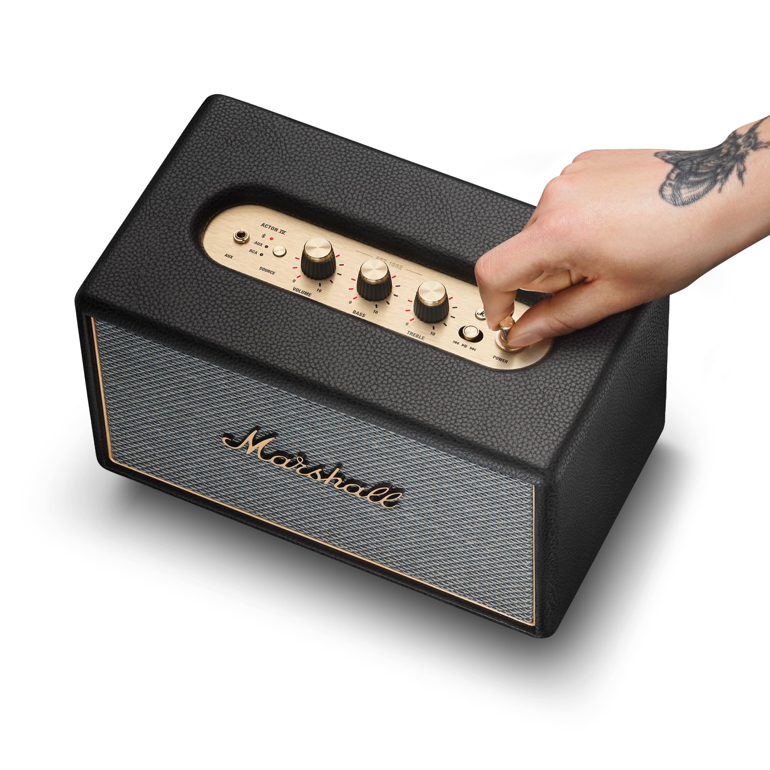 marshall-acton-iv-bluetooth-home-speaker-black-room-filling-stereo-sound-with-ba image 6