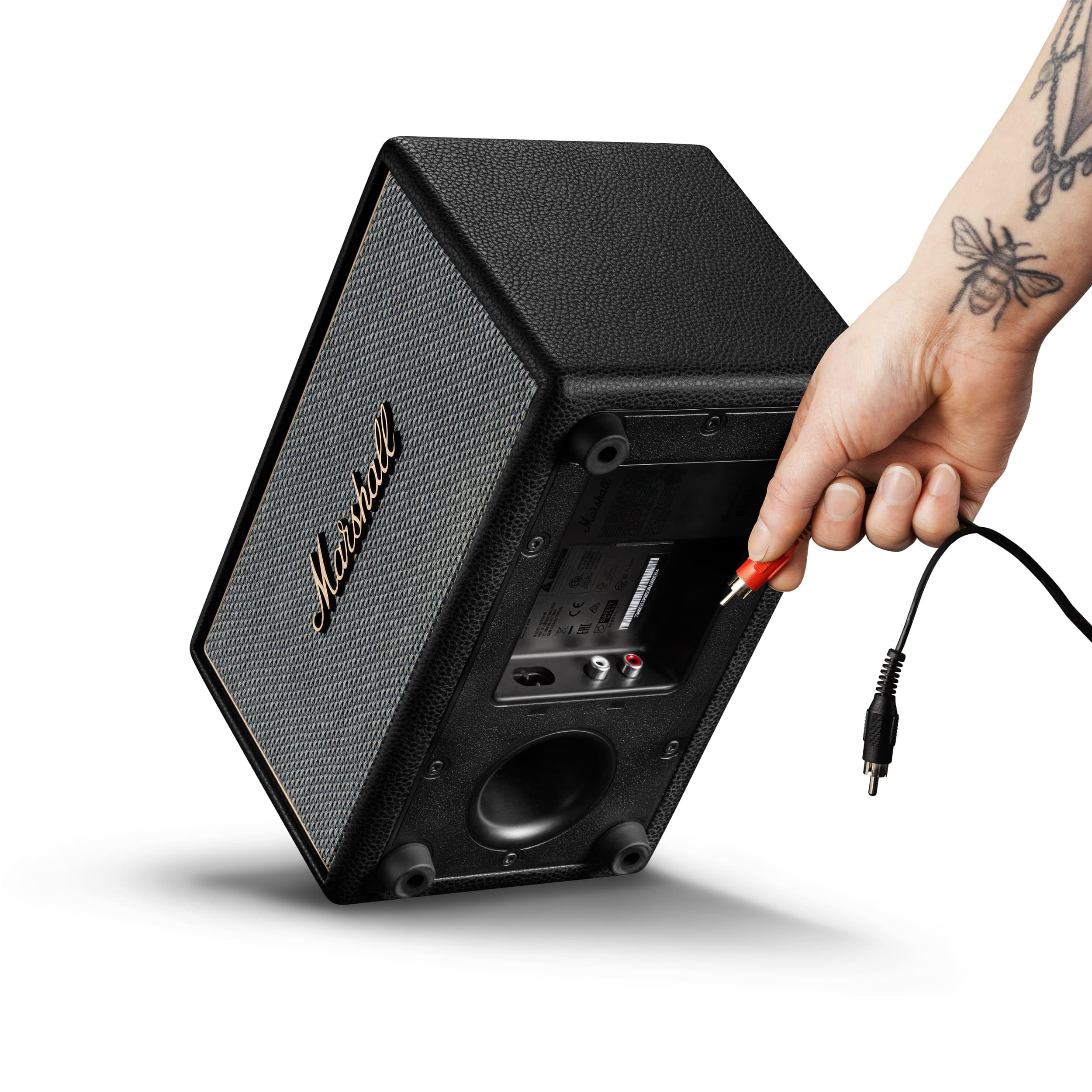 marshall-acton-iv-bluetooth-home-speaker-black-room-filling-stereo-sound-with-ba image 8