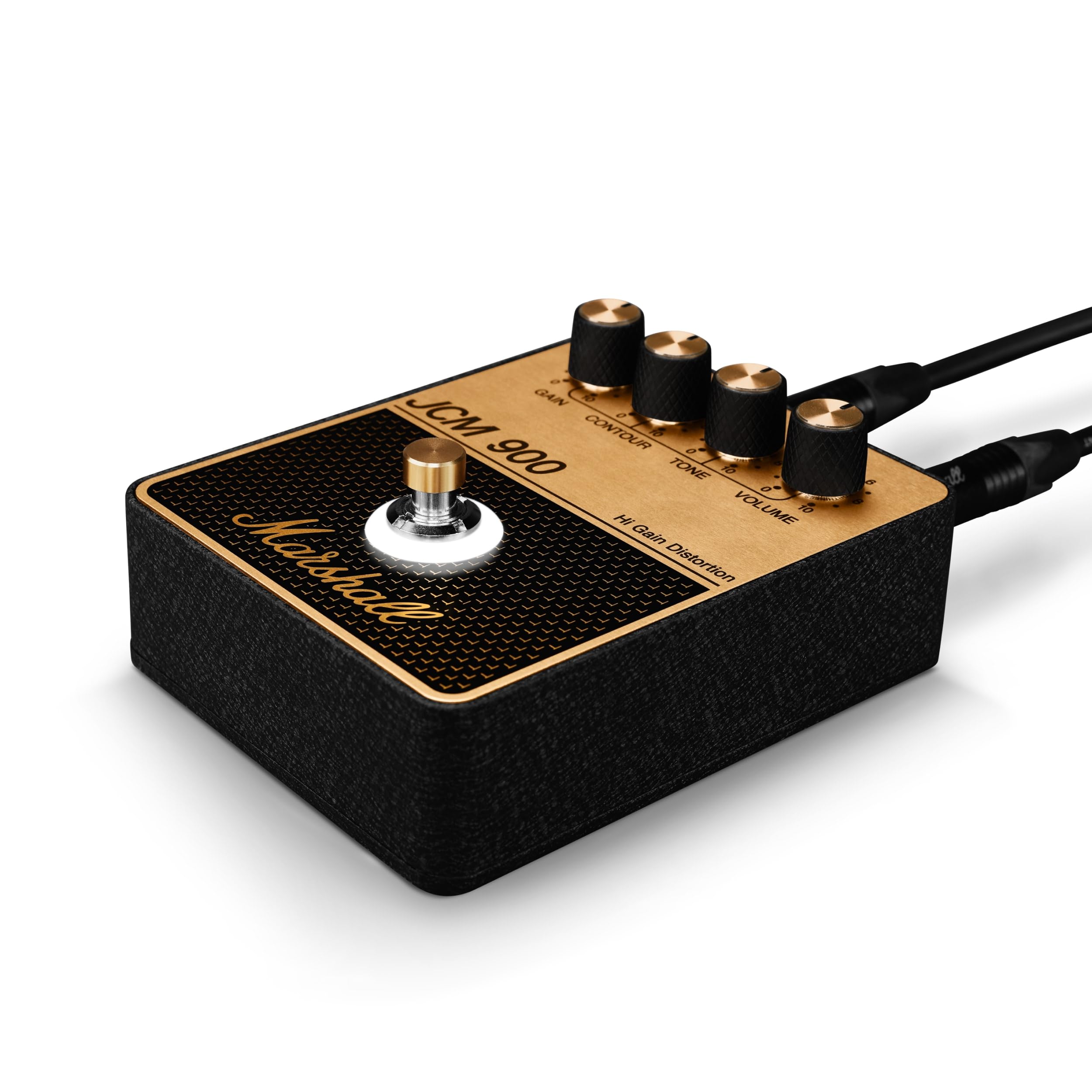marshall-jcm900-overdrive-distortion-pedal-black-and-gold-high-gain-tone-with-ga image 3