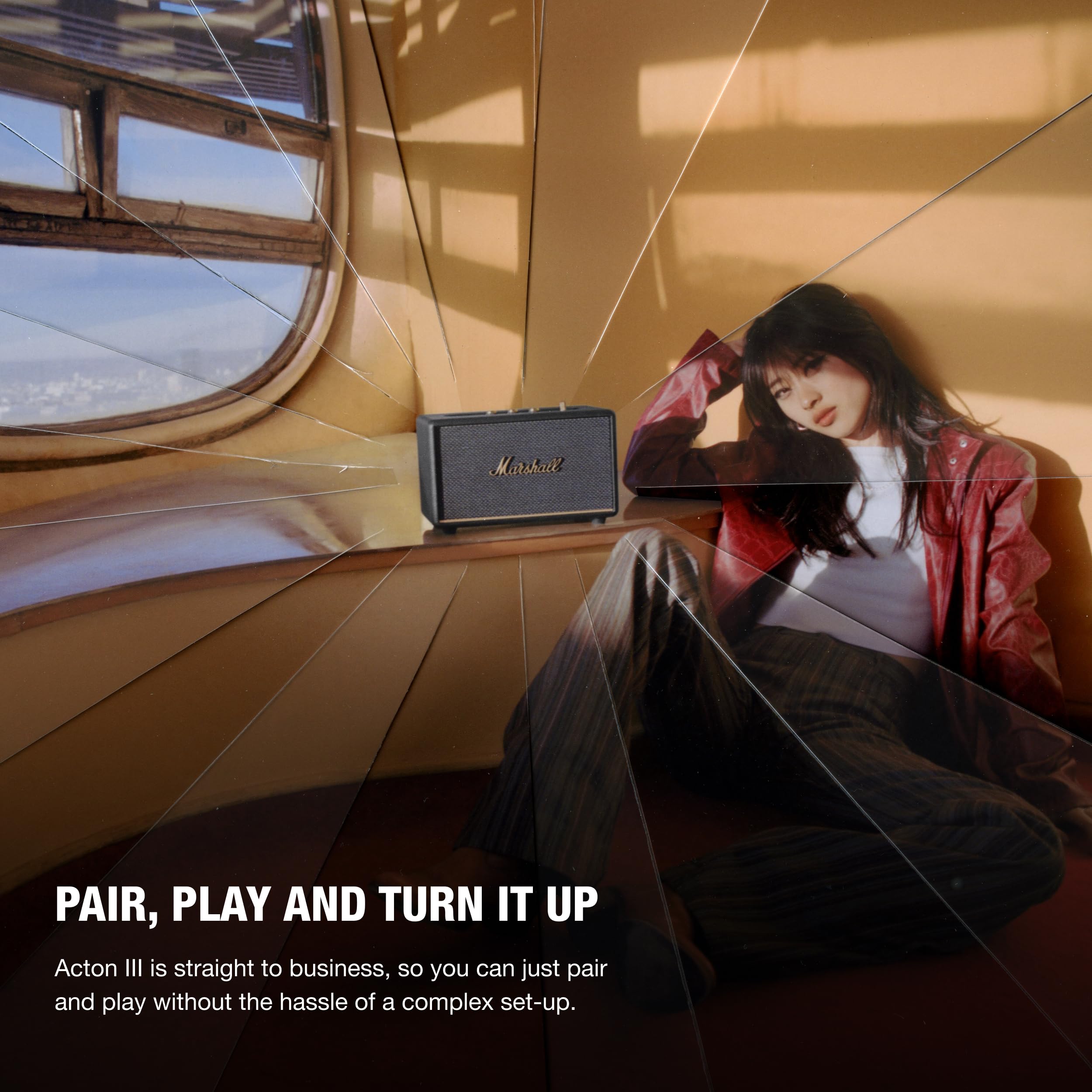 marshall-acton-iii-bluetooth-home-speaker-room-filling-stereo-sound-bass-treble- image 3