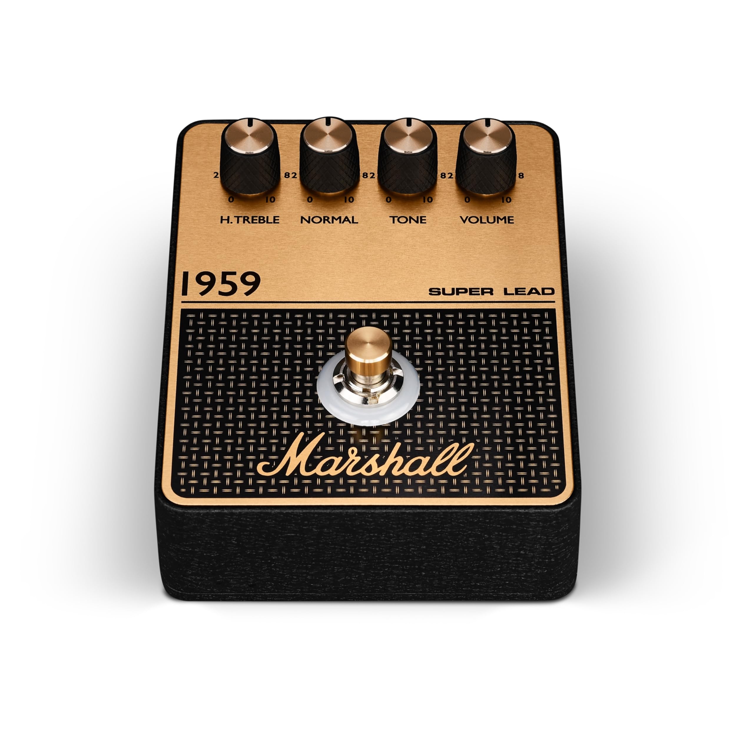 marshall-1959-overdrive-distortion-pedal-black-and-gold-vintage-super-lead-tone- image 1