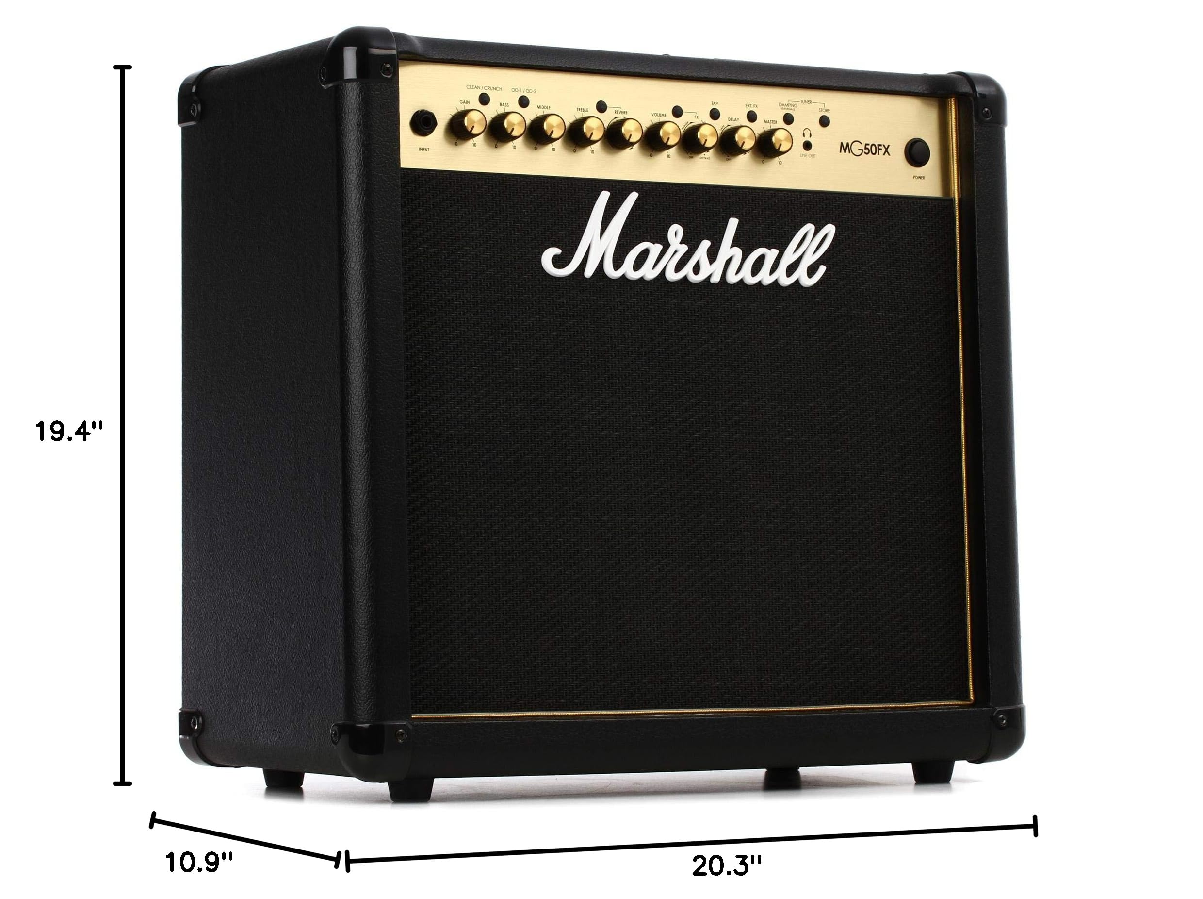 marshall-mg50gfx-50w-combo-guitar-amplifier-with-clean-crunch-overdrive-channels image 6