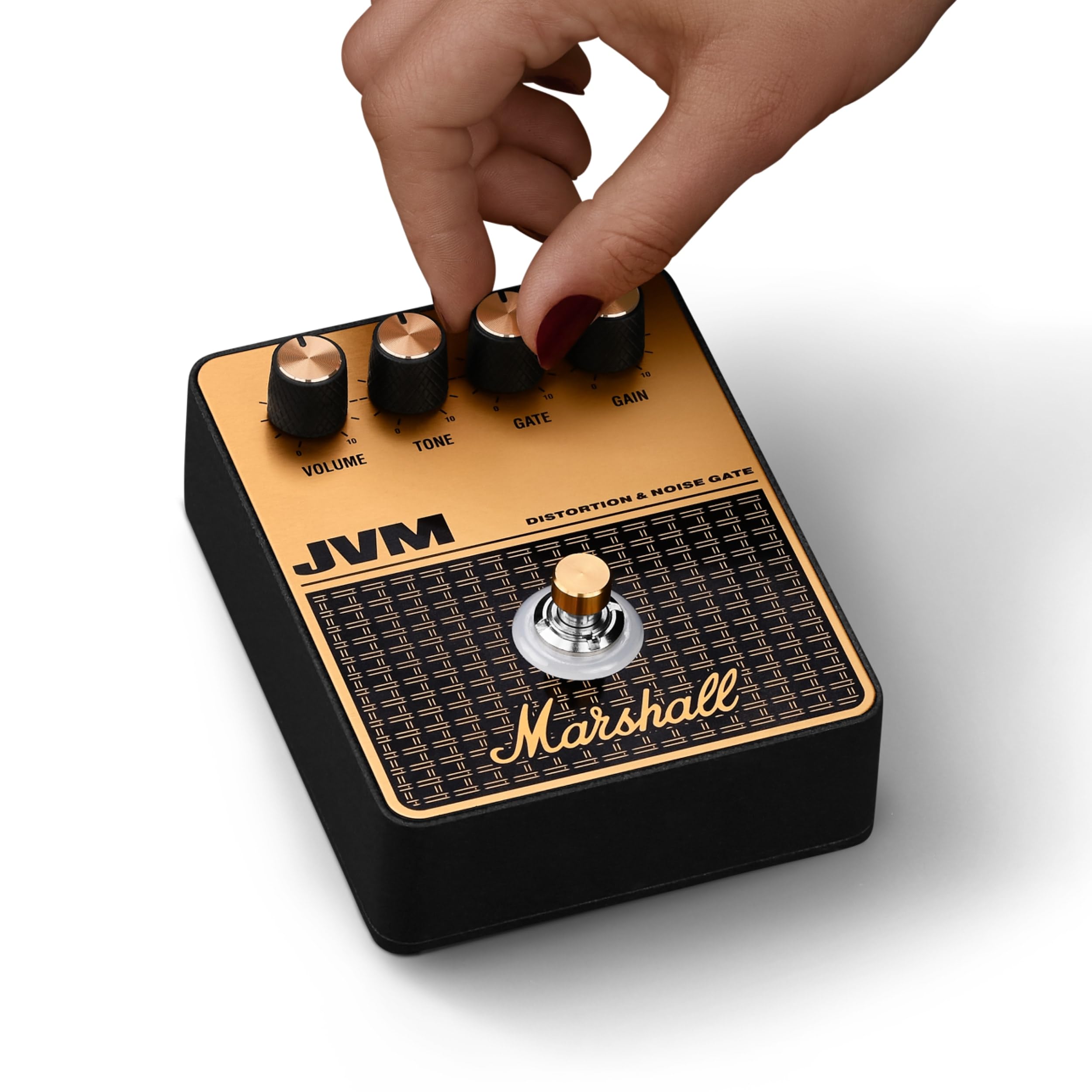 marshall-jvm-overdrive-distortion-pedal-black-and-gold-multi-channel-stadium-ton image 4