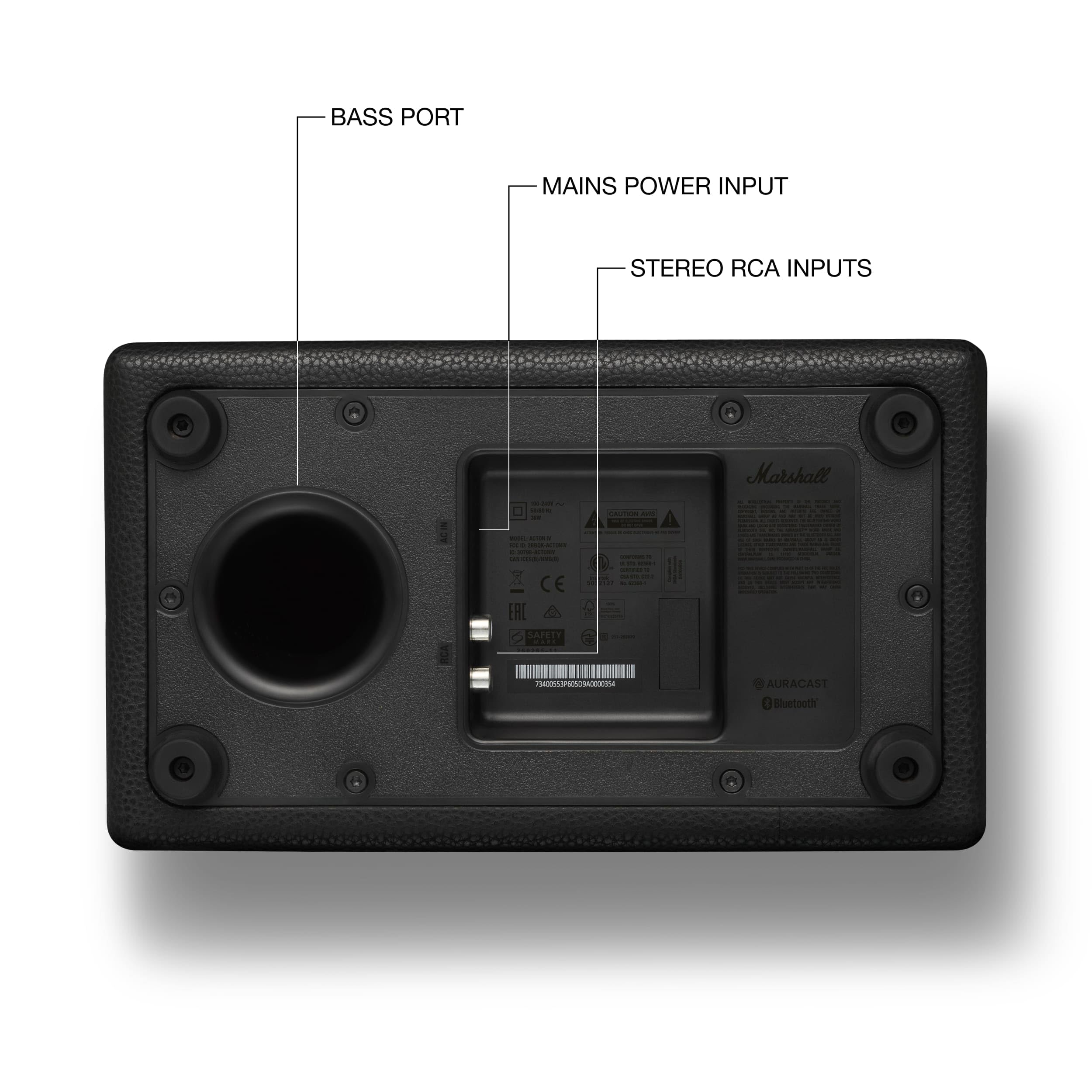 marshall-acton-iv-bluetooth-home-speaker-black-room-filling-stereo-sound-with-ba image 7