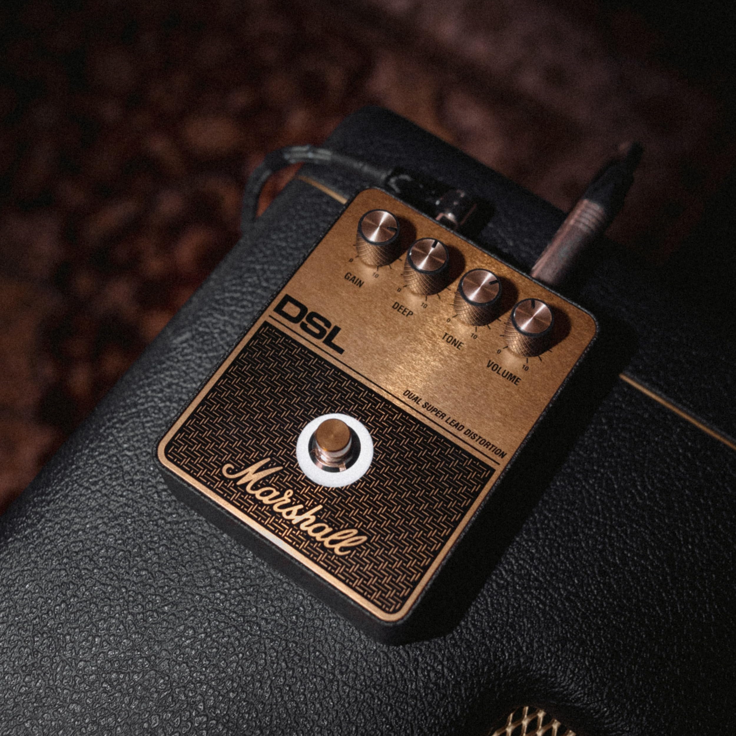 marshall-dsl-overdrive-distortion-pedal-black-and-gold-dual-super-lead-tone-with image 6