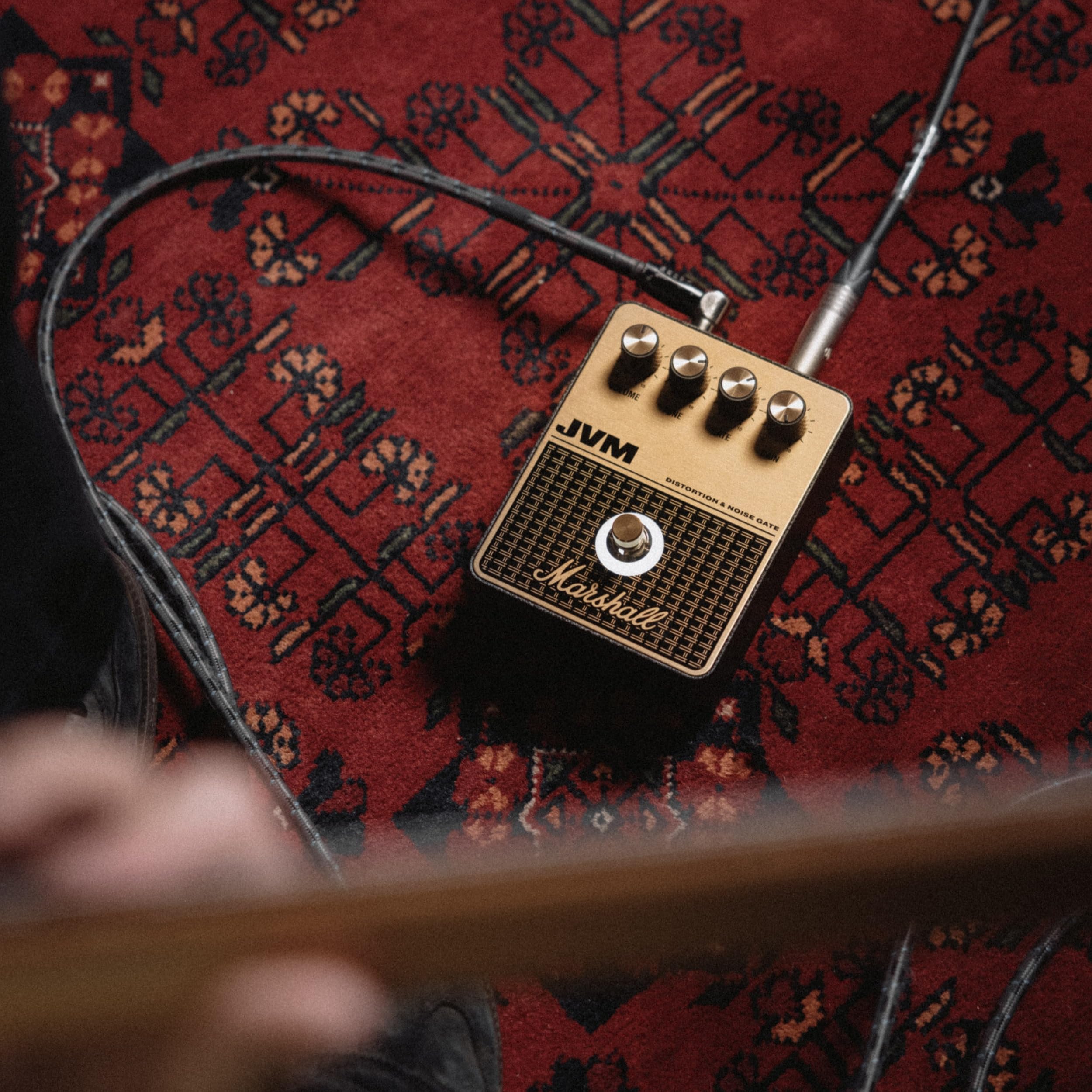 marshall-jvm-overdrive-distortion-pedal-black-and-gold-multi-channel-stadium-ton image 6