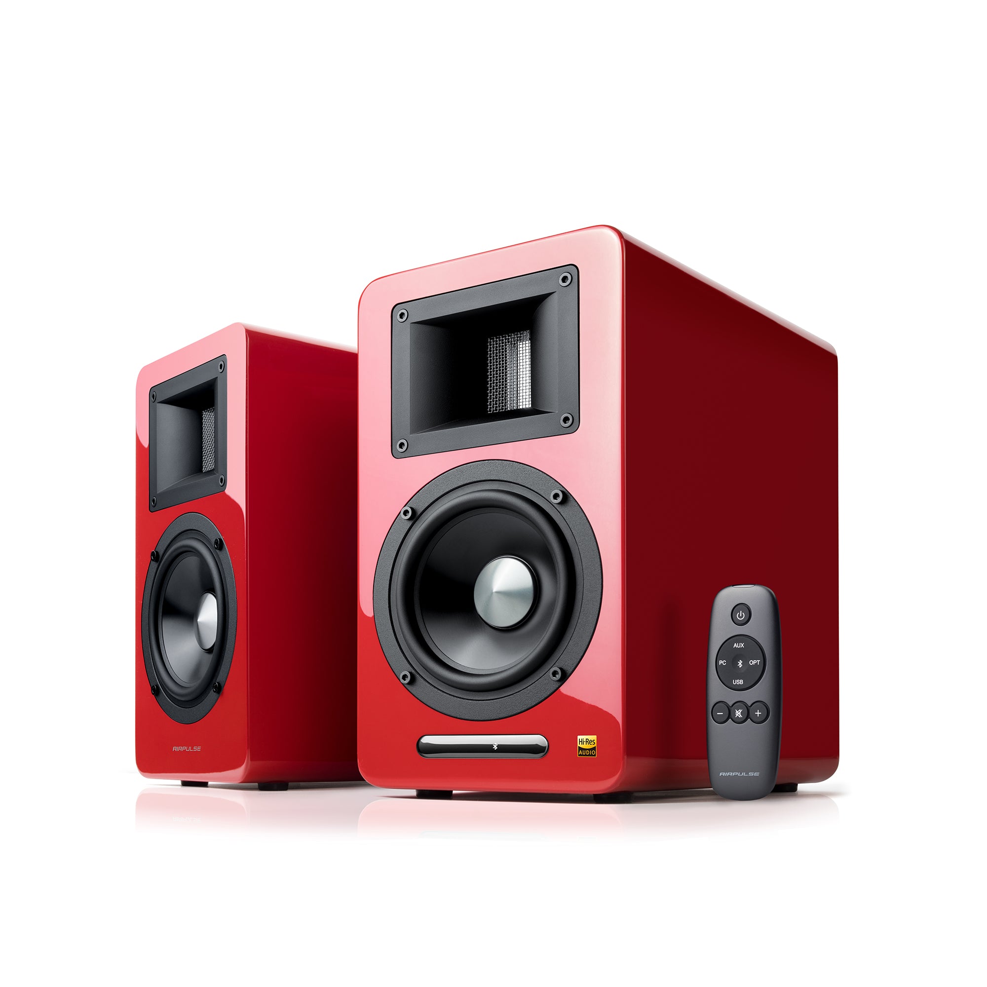 edifier-airpulse-a100-hi-res-active-bookshelf-speakers-horn-loaded-ribbon-tweete image 2