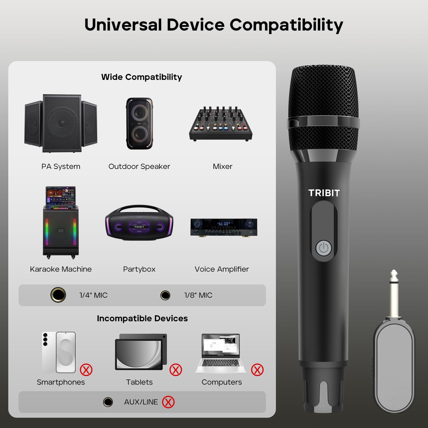 tribit-wireless-dual-microphone-system-with-dsp-noise-reduction-40-hour-battery- image 3