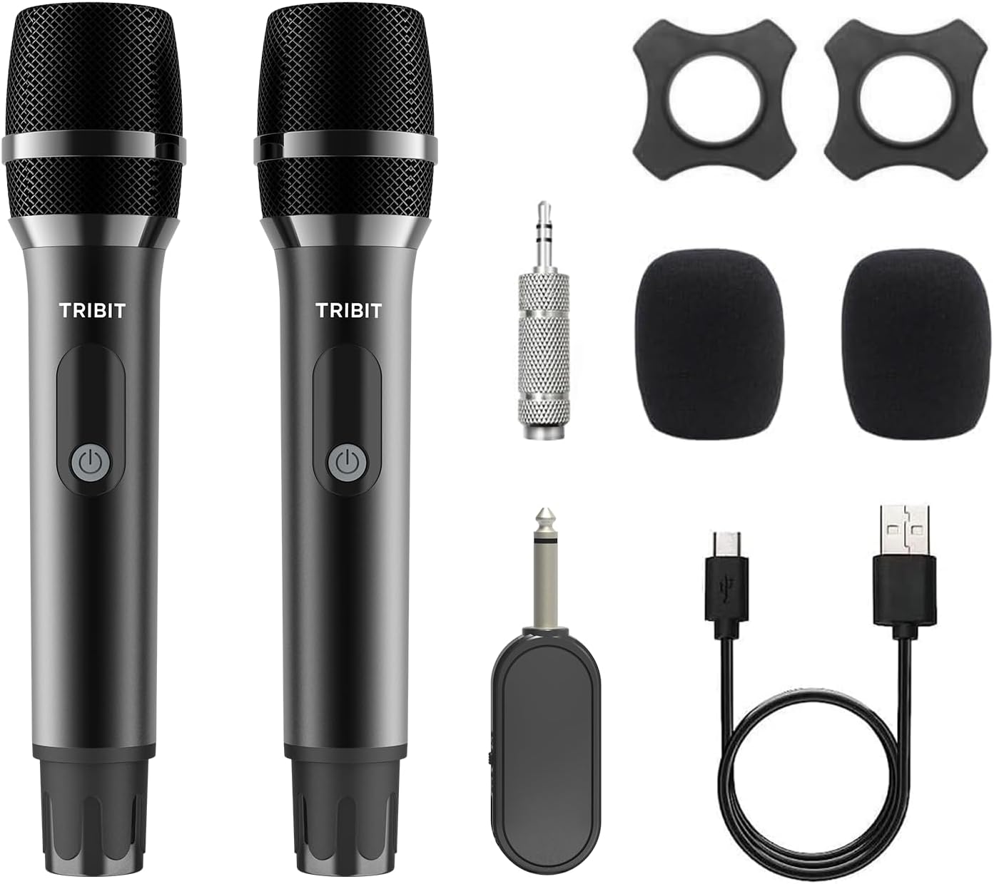 tribit-wireless-dual-microphone-system-with-dsp-noise-reduction-40-hour-battery- image 1