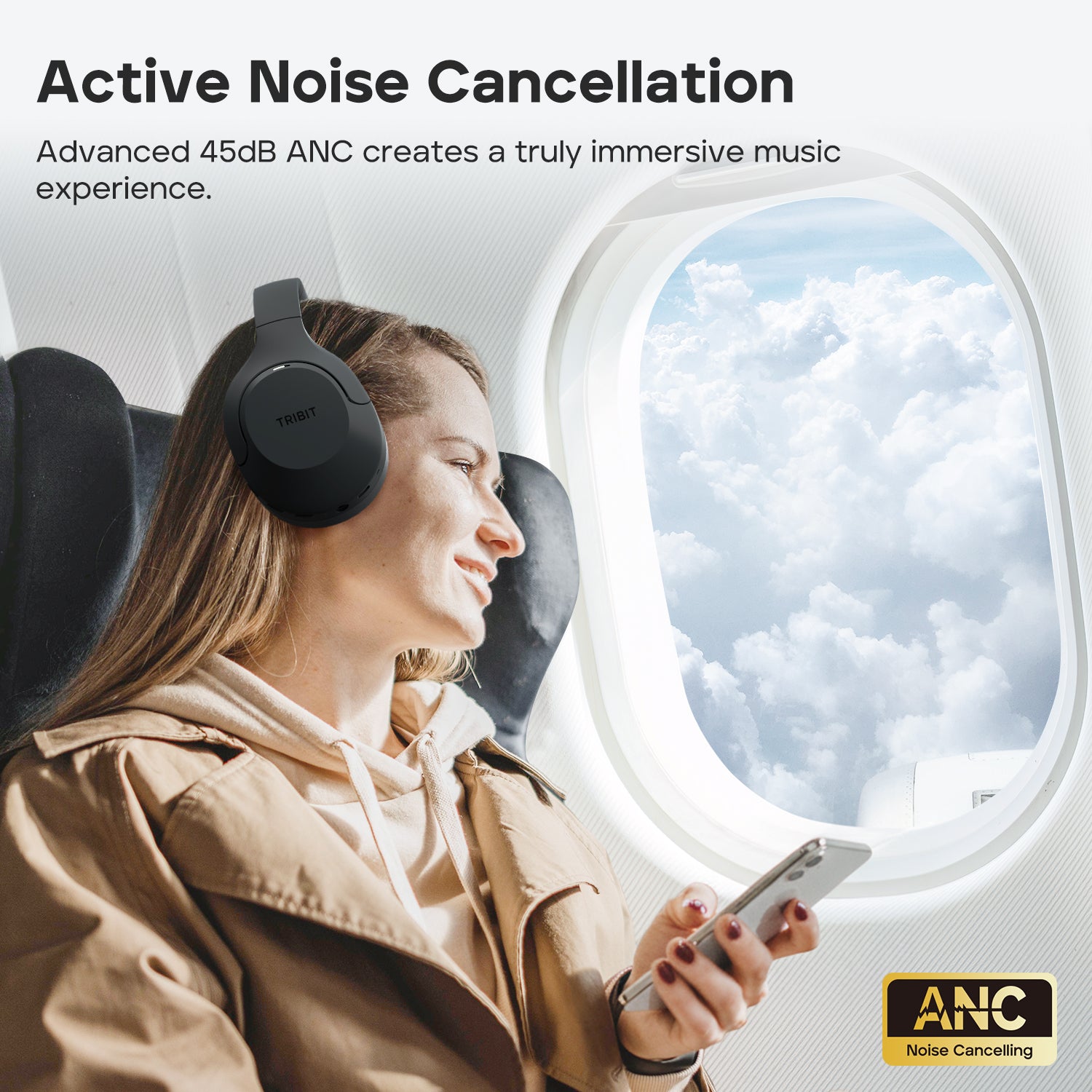 tribit-quietplus-81-wireless-over-ear-headphones-noise-isolating-over-ear-blueto image 2
