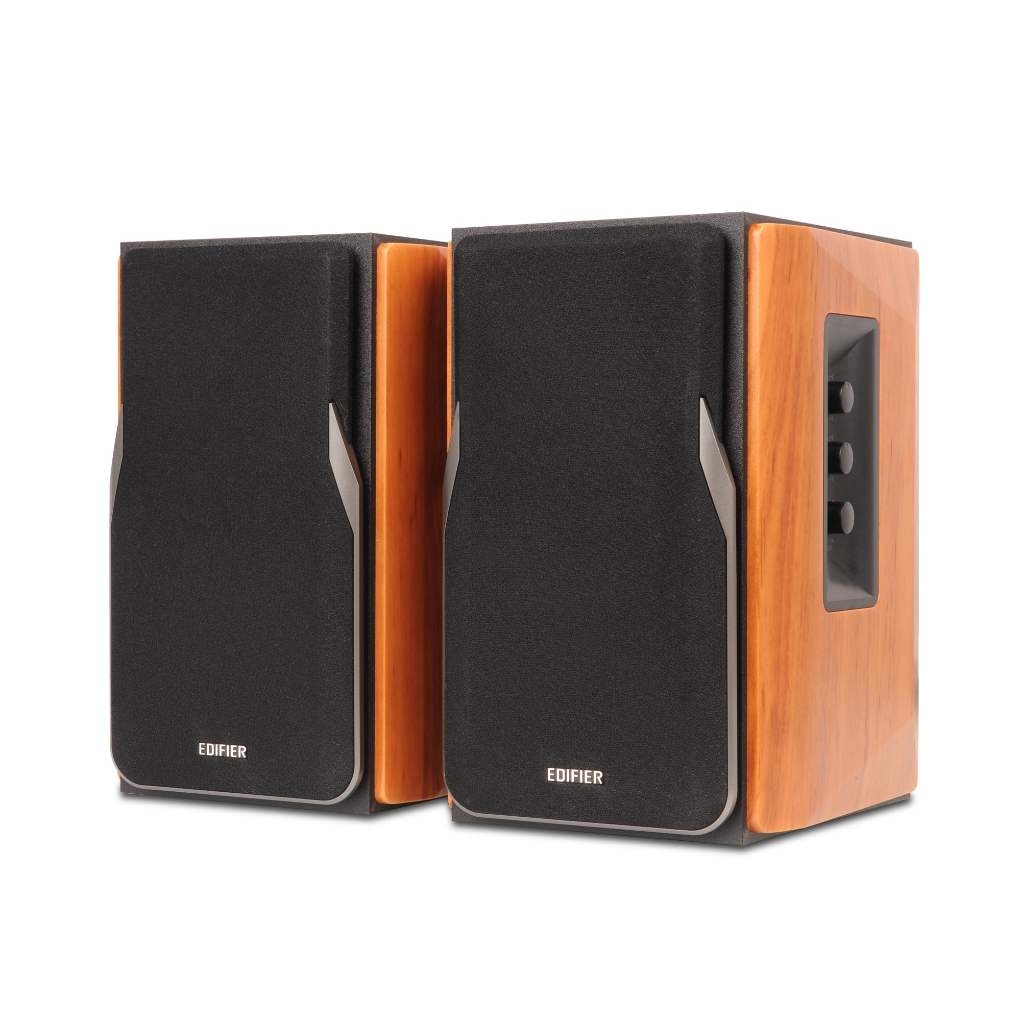 edifier-r1380t-active-bookshelf-speakers-with-42w-rms-4-mid-bass-drivers-and-sil image 1