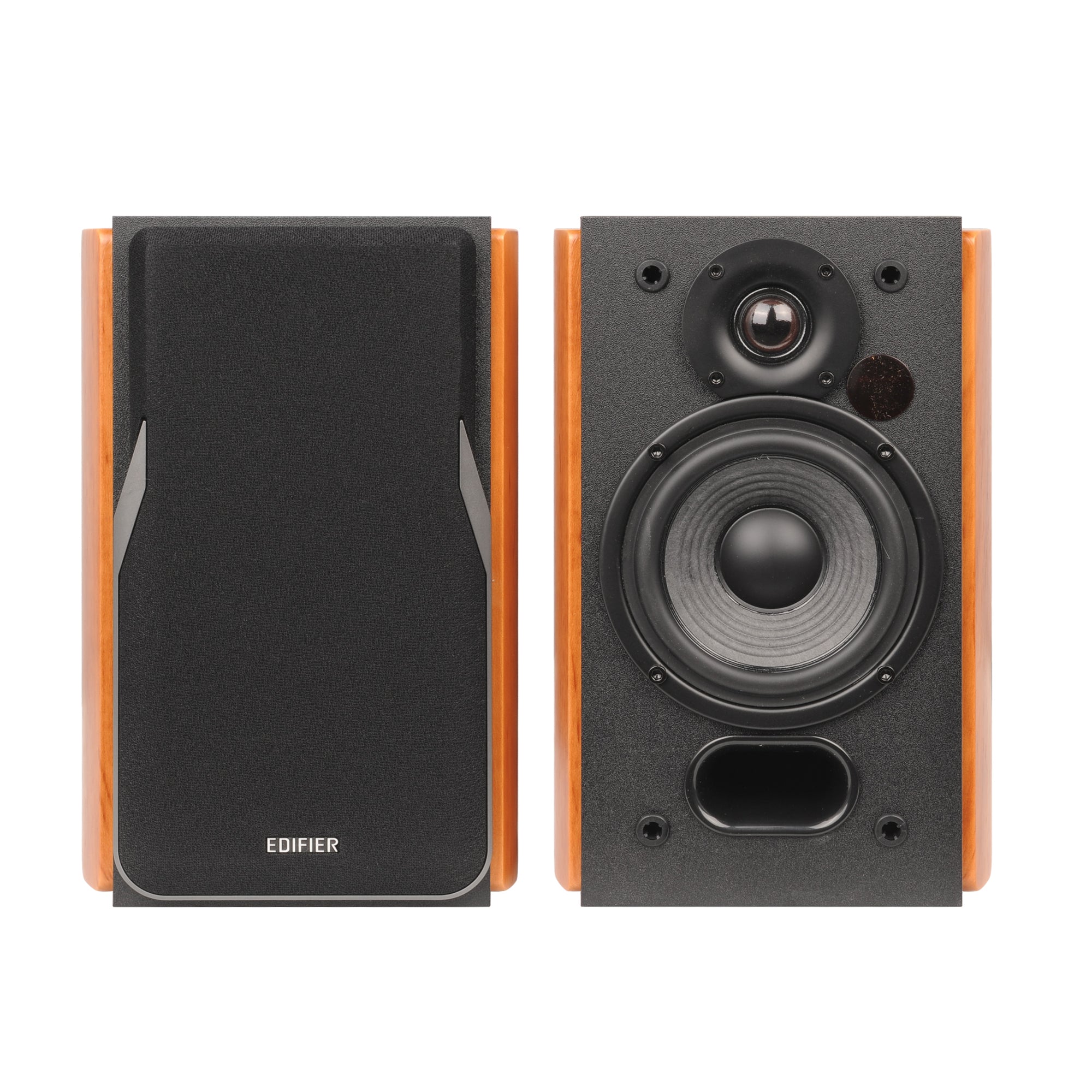 edifier-r1380t-active-bookshelf-speakers-with-42w-rms-4-mid-bass-drivers-and-sil image 2