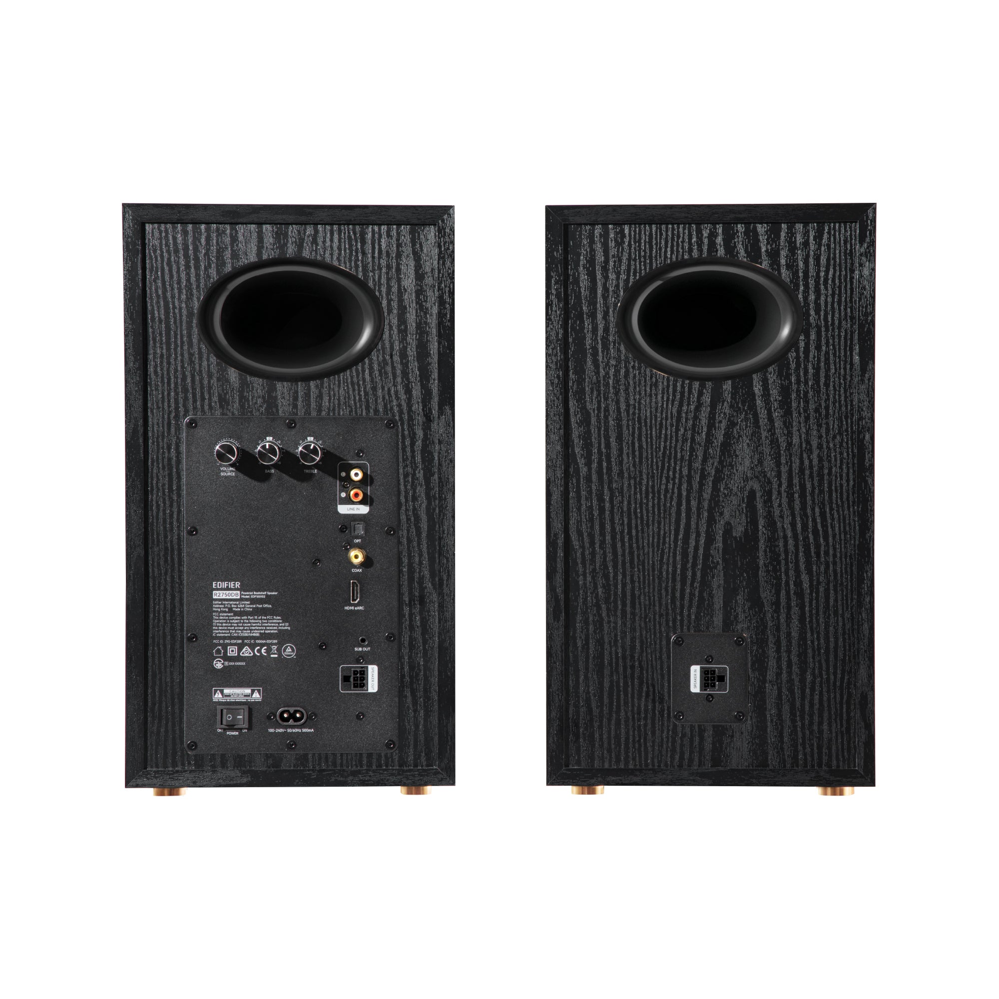 edifier-r2750db-mkii-quad-amped-3-way-bookshelf-speakers-with-144w-rms-hdmi-earc image 6