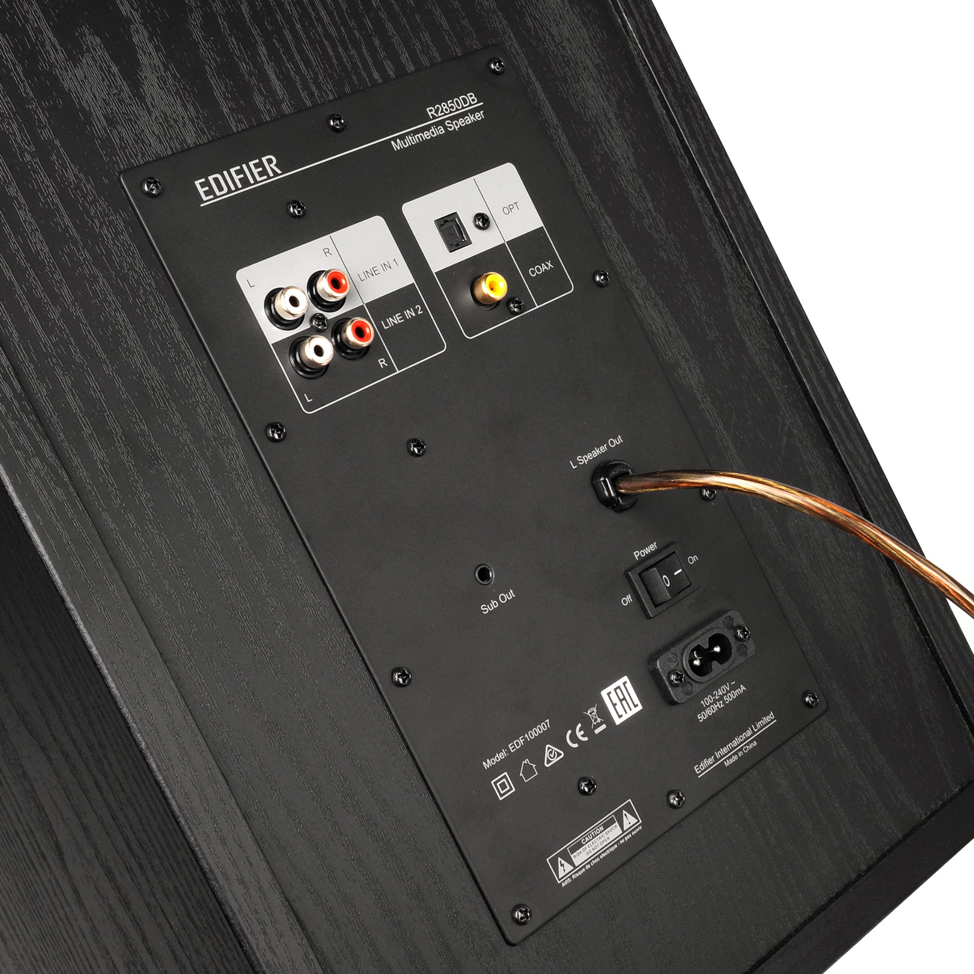 edifier-r2850db-3-way-powered-bluetooth-bookshelf-speakers-150w-rms-aptx-optical image 3