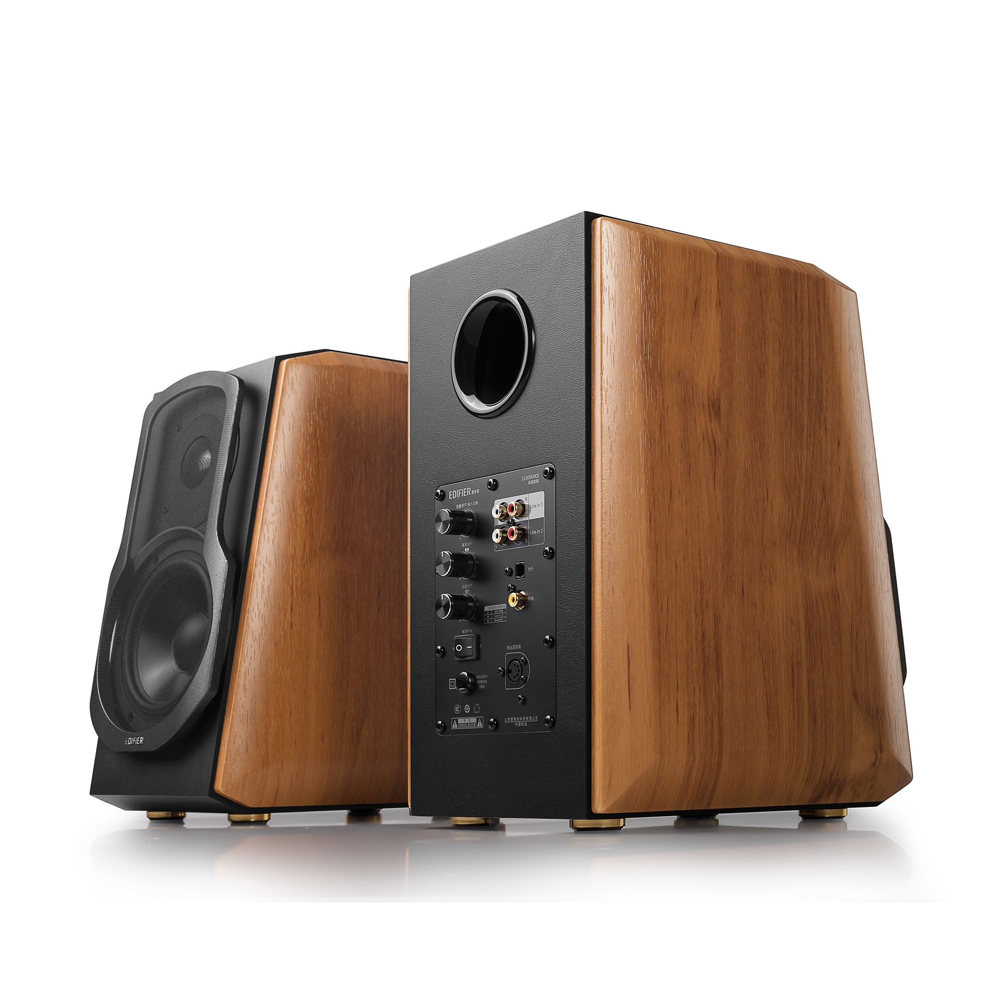 edifier-s1000mkii-120w-hi-res-certified-bluetooth-5-0-aptx-hd-bookshelf-speakers image 6