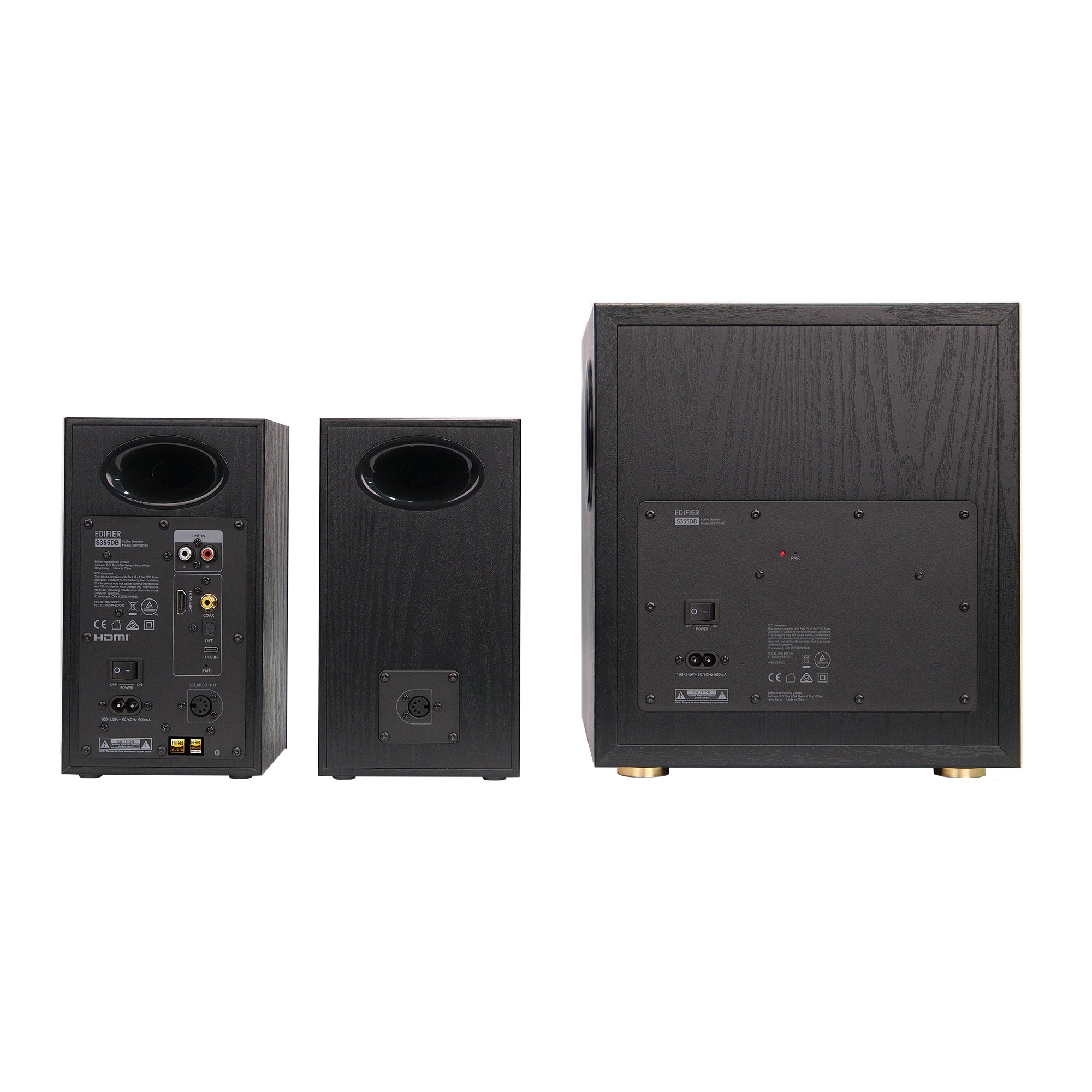 edifier-s355db-tri-amped-wireless-2-1-speaker-system-with-5-8ghz-wireless-subwoo image 5