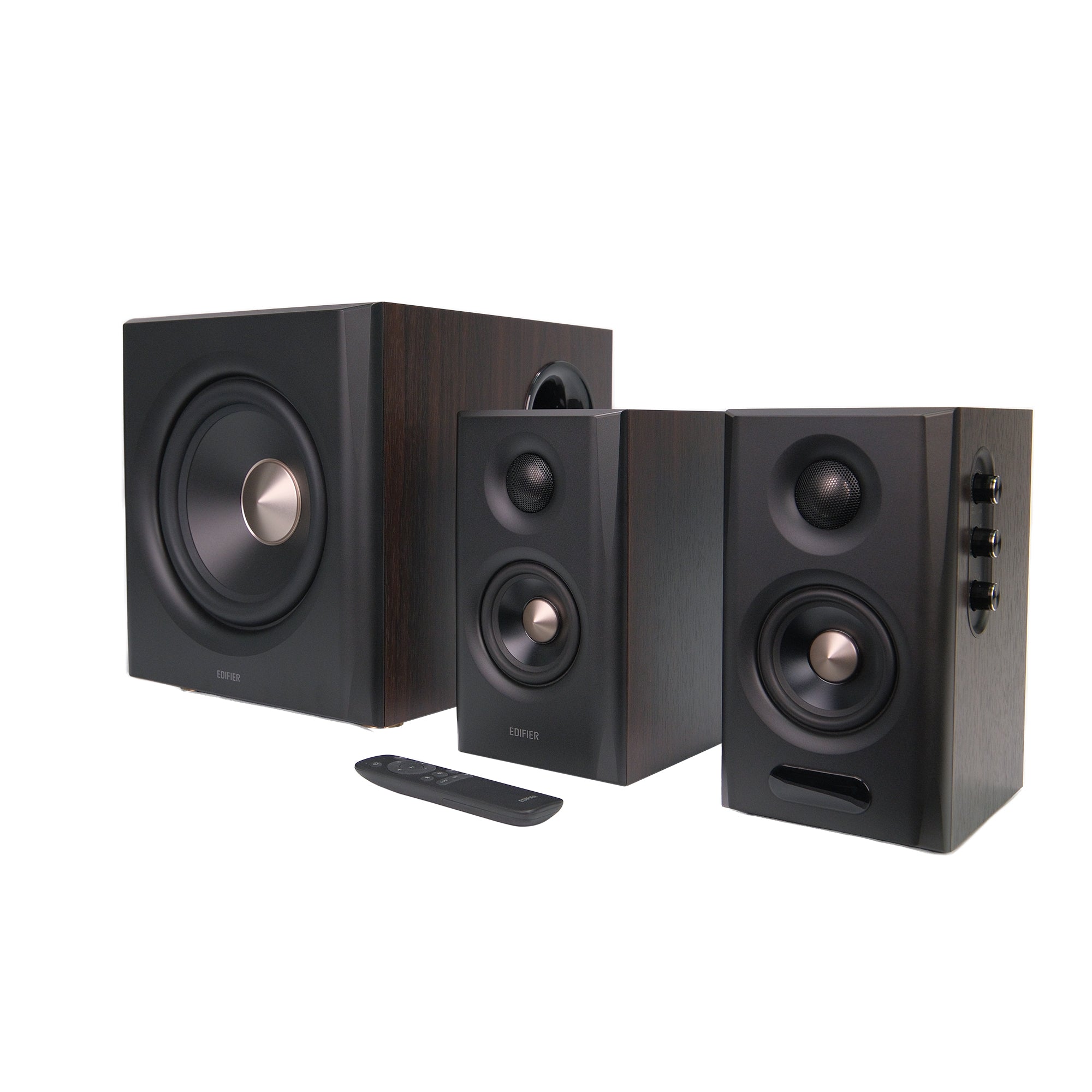 edifier-s355db-tri-amped-wireless-2-1-speaker-system-with-5-8ghz-wireless-subwoo image 1